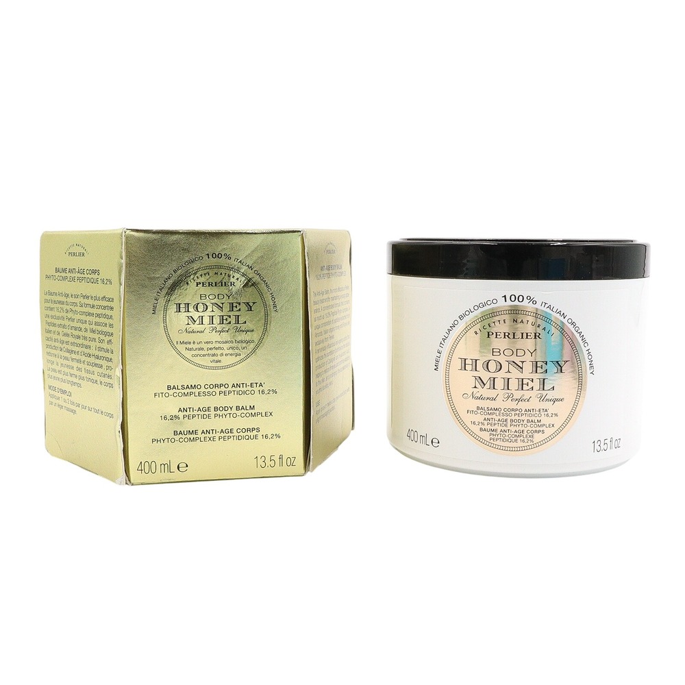 Perlier - Honey Miel Anti-Age Body Balm - Honey Miel - 13.5 fl oz / 400 ml